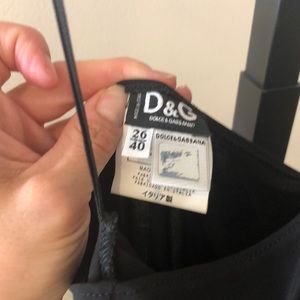 Vintage Dolce and Gabbana black dress